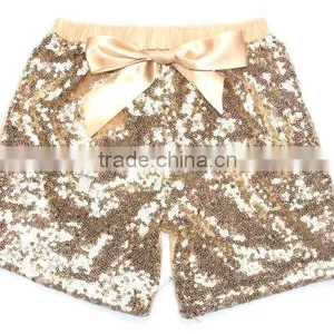 Fashion Girls' Summer Cotton Shorts High Quality Baby Sequin Shorts Kids Short Pants in Stock thumbnail-2