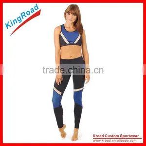 New Design Wholesale Fitness Clothing Custom Made Yoga Dri Fit Camouflage Lycra Custom Compression Tights thumbnail-2