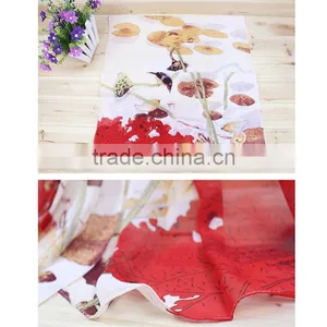 Wholesale Yiwu Custom Scarf Women Printed Winter Summer Polyester Scarves thumbnail-6
