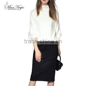 MAXNEGIO Wholesale Women Cashmere Pullover Sweater thumbnail-1