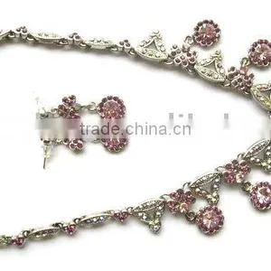 Fashion Alloy Necklace Sets,alloy Fashion Jewelry Sets,alloy Flower Necklace Sets,inexpensive Necklace Sets, Inexpensive Jewelry thumbnail-1