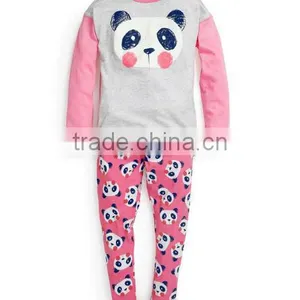 Fashion Lovely Kids Girls Fancy Print Cotton Pajama Sets thumbnail-1
