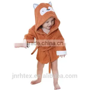 2017 Cotton Terry Cute Animal Cartoon Baby Hooded Bath Towel thumbnail-2
