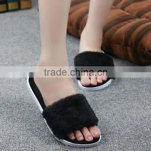 Ladies Shoes Fur Quiet Warm Winter Indoor Home Slipper thumbnail-2
