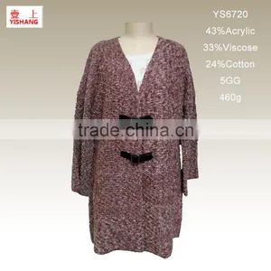 Basic Sweater 43%Acrylic 33%Viscose 24%Cotton Lady Fashion Winter Sweater thumbnail-1