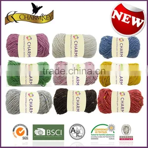 Charmkey Multicolor Dot Blended Yarn Acrylic Knitting Yarn Melange Roving Yarn for Sweaters thumbnail-5