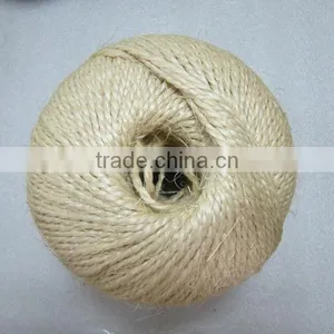 100% 16NM Grade A Sisal Yarn Raw White thumbnail-1