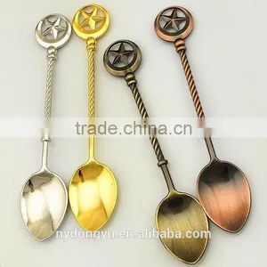Carp Vintage Palm Sea Snail Spoon /ht Zinc Alloy Creative Jam Spoon Ice Cream Spoon and Fork /fancy Dessert Spoon Dinnerware thumbnail-4