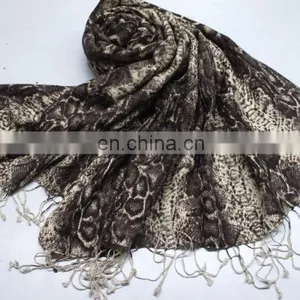 Silk Pashmina Wool Printed Scarves 2017 thumbnail-2