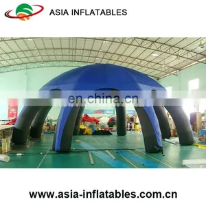Pop Up Customised 8 Legs Inflatable Blue Spider Tent Giant Inflatable Dome Tent With Cover thumbnail-1