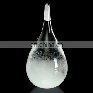 Creative Desktop Droplet Storm Glass Water Drop Weather Storm Forecast Predictor Monitors Bottle Barometer Ornaments Crafts Gift thumbnail-3