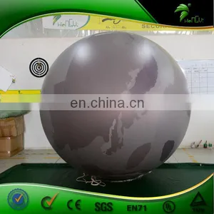 3 m Diameters Inflatable Moon Balloon Inflatable LED Lighting Balloon Inflatable Helium Advertising Out Door Promotion thumbnail-1
