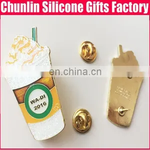 High Quality Engraved Ice Drink Lapel Pin thumbnail-2