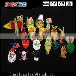 2015 New Novelty Different Design&Shape LED Display Badge/Cheap Custom Badge For Christmas Celebration thumbnail-1