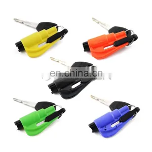 3 in 1 Safeguard Seatbelt Cutter Whistle Emmergency Hammer Car Window Breaker Car Glass Breaker thumbnail-1