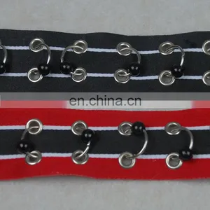 Decorative Embroidery Eyelet Trim With Beaded Pearl thumbnail-3