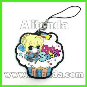Custom Pvc Soft Cartoon Animal Figure Pendant for Bag Mobile Phone thumbnail-2