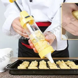 PLASTIC MANUAL COOKIE PRESS FOR DIY CK101 thumbnail-1