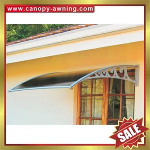 China House Door Window Diy pc Polycarbonate Awning Canopy Shelter Canopies Awnings Cover Sunvisor With Engineering Plastic Bracket for Sale thumbnail-4