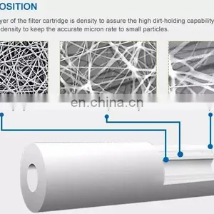 Melt Blown PP Filter 5 Micron 10 20 Inch Water Sediment Filter Cartridge for Water Purification Systems thumbnail-4