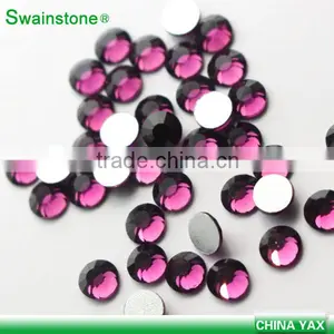 0305L Samples Free!!China Manufacturer 5mm 20SS 1440pcs Fuchsia Diamonds Flat Back Not Hot Fix Rhinestones for Nail Art thumbnail-1