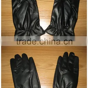 China Manufacturer Fashionable 100% Natural Sheepskin Leather Gloves Colorful thumbnail-5