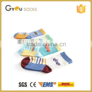 Fashion Colorful Stripes Child Cute Cartoon Pattern Socks OEM2016 thumbnail-1