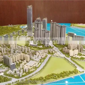 High Quality 3d Miniature City Plan Building Model for Development thumbnail-3
