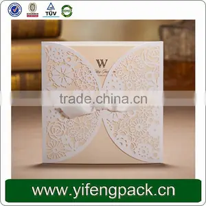 Fast Delivery Handmade Paper Laser Cut Bengali Wedding Invitation Card thumbnail-6