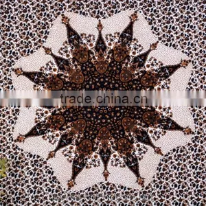 Indian Tapestry Cotton Dark Brown Floral Print Vintage Wall Hanging Tapestries Throw Mandala Print Bedsheet thumbnail-2