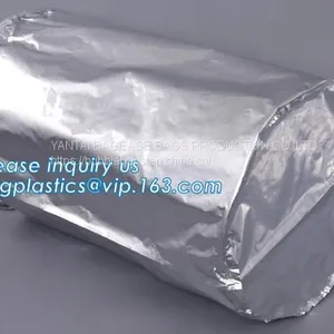Aluminium Foil Protective Lining, Plastic Drum Cap Sheets, Barrels Liner, Bucket Liner, Pail Liner, LDPE Lay Flat Poly Bags Flat Drum Liner thumbnail-4