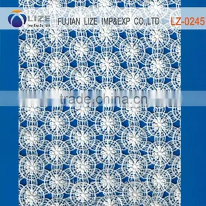 Cotton Net Mesh Lace Cord Lace Fabric thumbnail-1