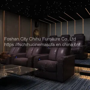 CHIHU Theater Furniture Luxury Low Seat Comfortable Home Plush Theater Chairs Recliner Chair Sofa Recliner Sofa Chair thumbnail-3