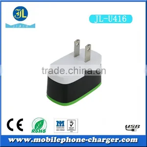 High Quality US Plug Wall Charger 2 USB Port With Retail Pack thumbnail-6