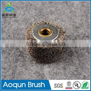 Durable Brass Shaft Nylon Abrasive and Steel Wire Brushes/ Industrial Abrasive Brush thumbnail-5