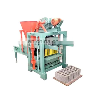Automatic QT4-25 Fully Hollow Block Machine Price List Brick Making Machine Price Concrete Block Machine thumbnail-3