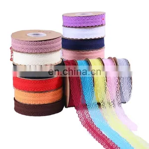 Wholesale Factory Lace Decorative Nylon Lace Burlap Gift Ribbon For DIY Decoration thumbnail-1