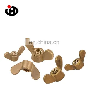 Factory Supply DIN 315 Brass Butterfly Wing Nuts Rounded Wings thumbnail-1