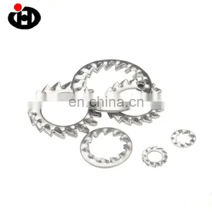 High Tensile JINGHONG Stainless Steel Lock Spring Serrated Washer thumbnail-1