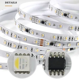 LC8824 DC36V RGBW UCS2904 5050 Digital LED Light Strip 2904 RGBW 30M Pixel Smart Control Led Strip Lighting thumbnail-4