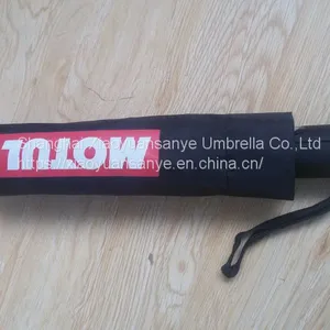 Three Fold Automatic Sunscreen Umbrella With Black Glue thumbnail-2
