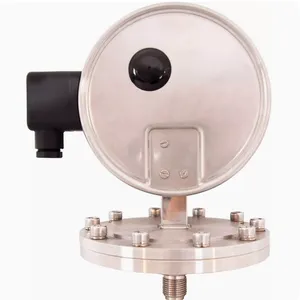 All Stainless Steel Inductive Electric Contact Diaphragm Pressure Gauge 4-20mA thumbnail-2