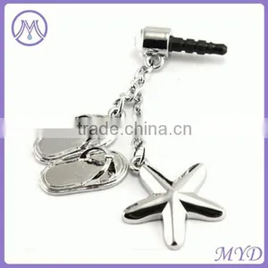 Enamel Metal Dangle Charm Phone Anti Dust Plug for Earphone thumbnail-5