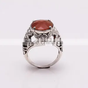 CARNELIAN Ring,925 Sterling Silver Jewelry Wholesale,WHOLESALE SILVER JEWELRY,SILVER EXORTER,SILVER JEWELRY FROM INDIA thumbnail-3