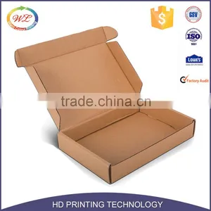 Recycled Cardboard Folding Brown Kraft Paper Box for Shipping Quality Choice thumbnail-1