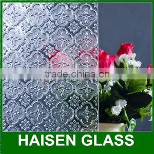 Clear Patterned Glass Diamond Glass for Windows and Shower Doors thumbnail-5