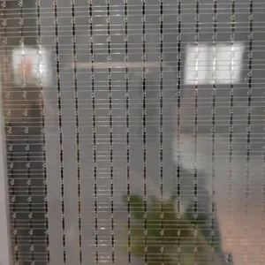 Flexibles LED-Film-Kristallanzeigeschirm, transparenter LED-Bildschirm für Einkaufszentrum-Fenster, klebender LED-Werbebildschirm thumbnail-2