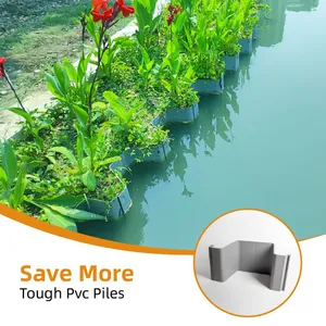 Big Factory Plastic Sheet Pile Vinyl for River Pond Sea Ditch Canal Water Erosion Control thumbnail-4