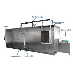 Lnd Food Industrial Quick Freezing Equipment Liquid Nitrogen Freezing Tunnel thumbnail-6