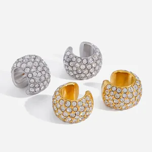 Fashion Stainless Steel Water Drop Vacuum Earrings for Women Wholesale thumbnail-3